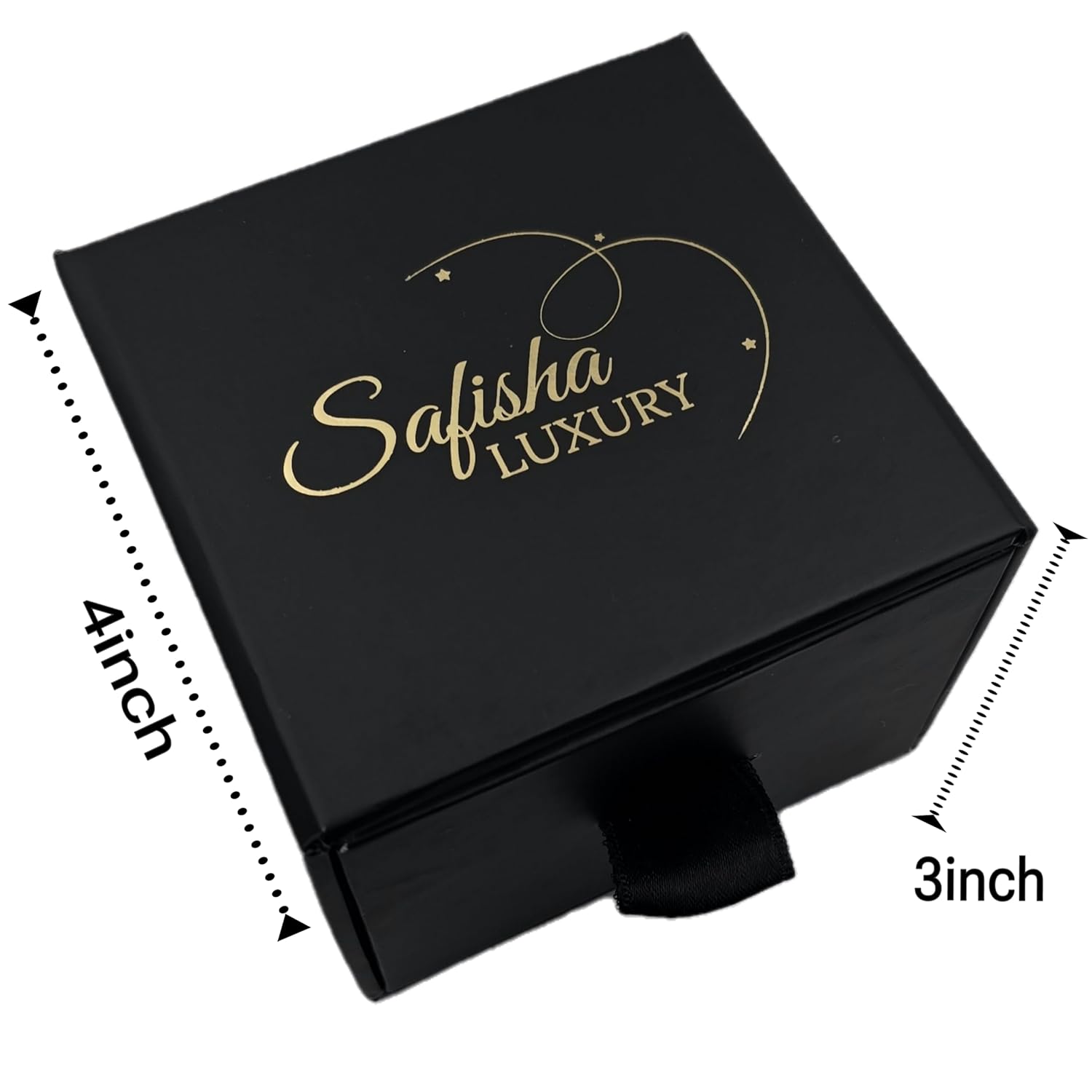 Safisha Men's Luxury Diamond Plated Rose Gold Rotating Dial Water-Resistant Watch