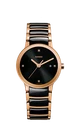 Luxurious Rado Centrix Diamond Quartz 28mm Stainless Steel Women's Dress Watch