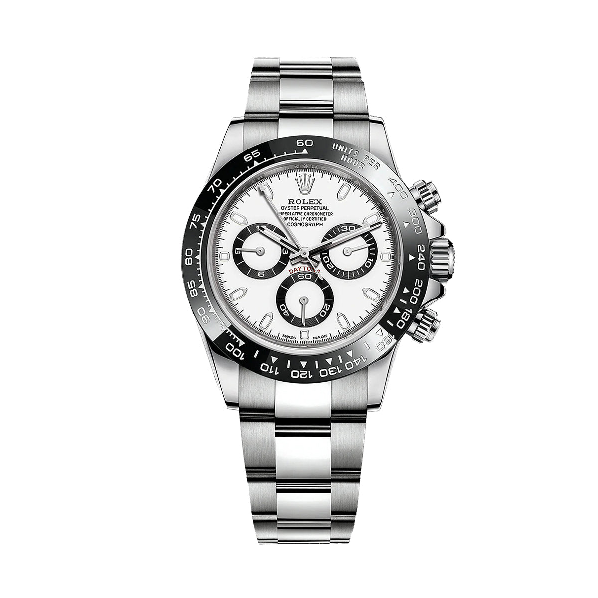 Iconic Rolex Cosmograph Daytona Panda 116500LN Steel Ceramic Automatic Chronograph Watch