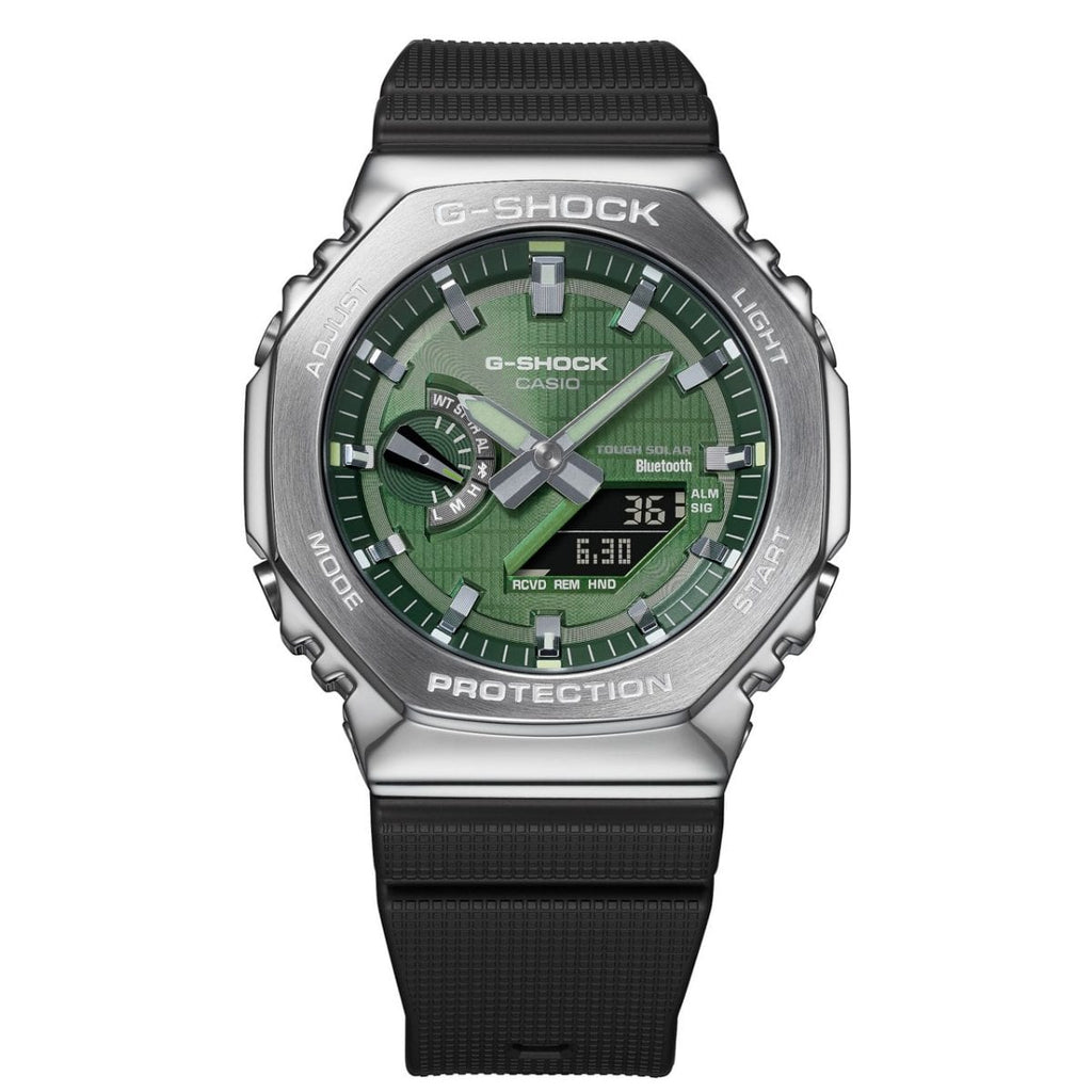 G-SHOCK G-STEEL 2100 Series Tough Solar Bluetooth Octagonal Metal Watch