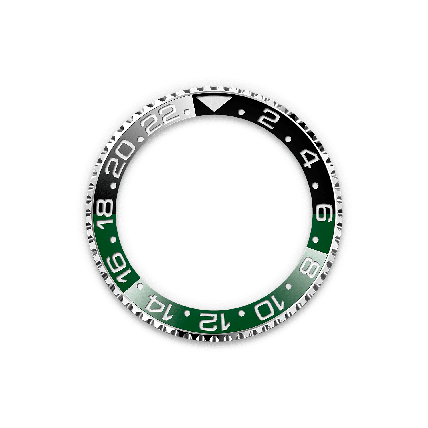 Rolex GMT-Master II Oystersteel Green Black Ceramic Bezel Travel Watch