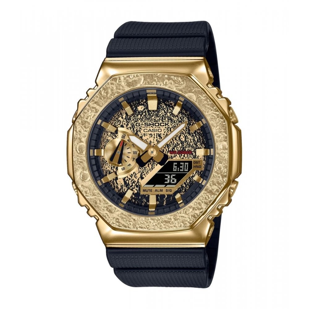 Men's G-Shock Moon Gold Casioak Limited Edition Quartz Digital Dive Watch
