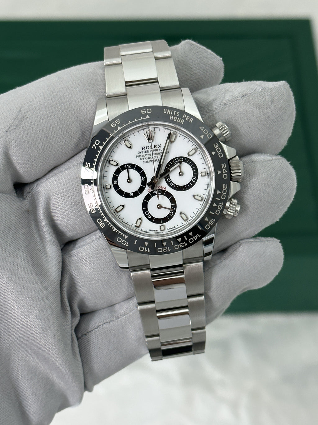 Iconic Rolex Cosmograph Daytona Panda 116500LN Steel Ceramic Automatic Chronograph Watch